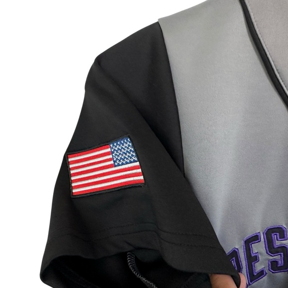 WWE Authentic Wrestlemania 34 Youth New Orleans Baseball Jersey Sz Medium - Picture 5 of 9